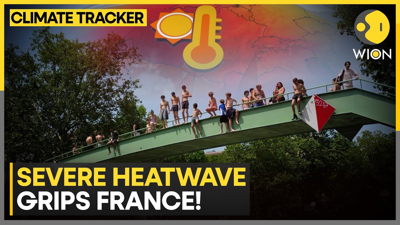 France Heatwave: Record Breaking Temperatures Trigger Nationwide Red-Alert | WION Climate Tracker