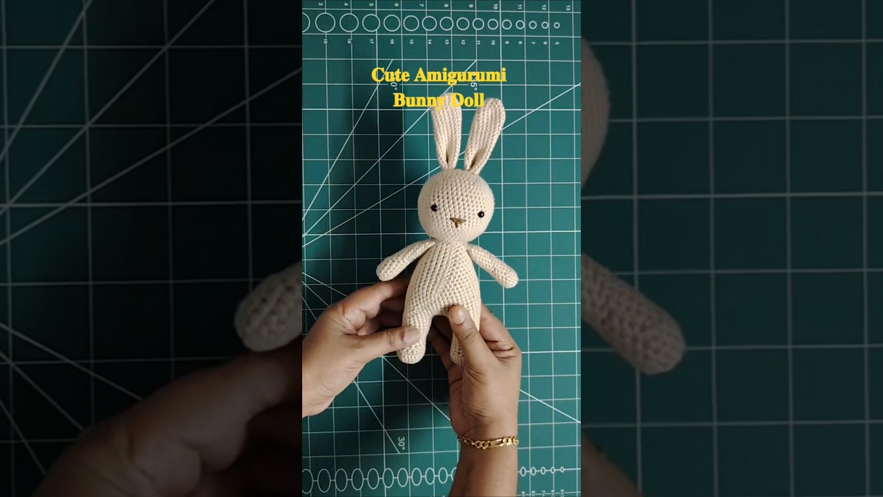 cute amigurumi bunny doll #amigurumi #chrochet #bunnydoll