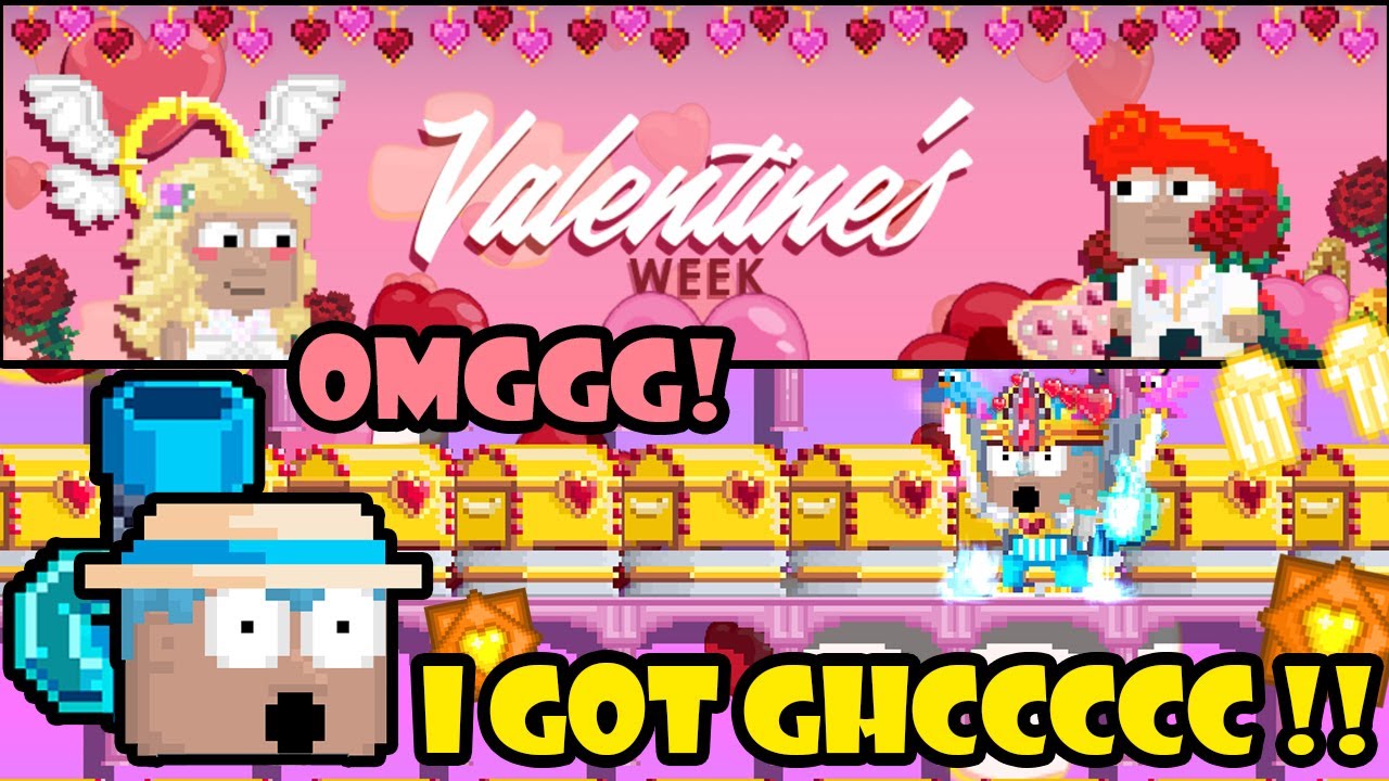 FINALLY MY DREAM! I GOT GHCCC!! 💛 | GrowTopia Valentine's Gacha 2025