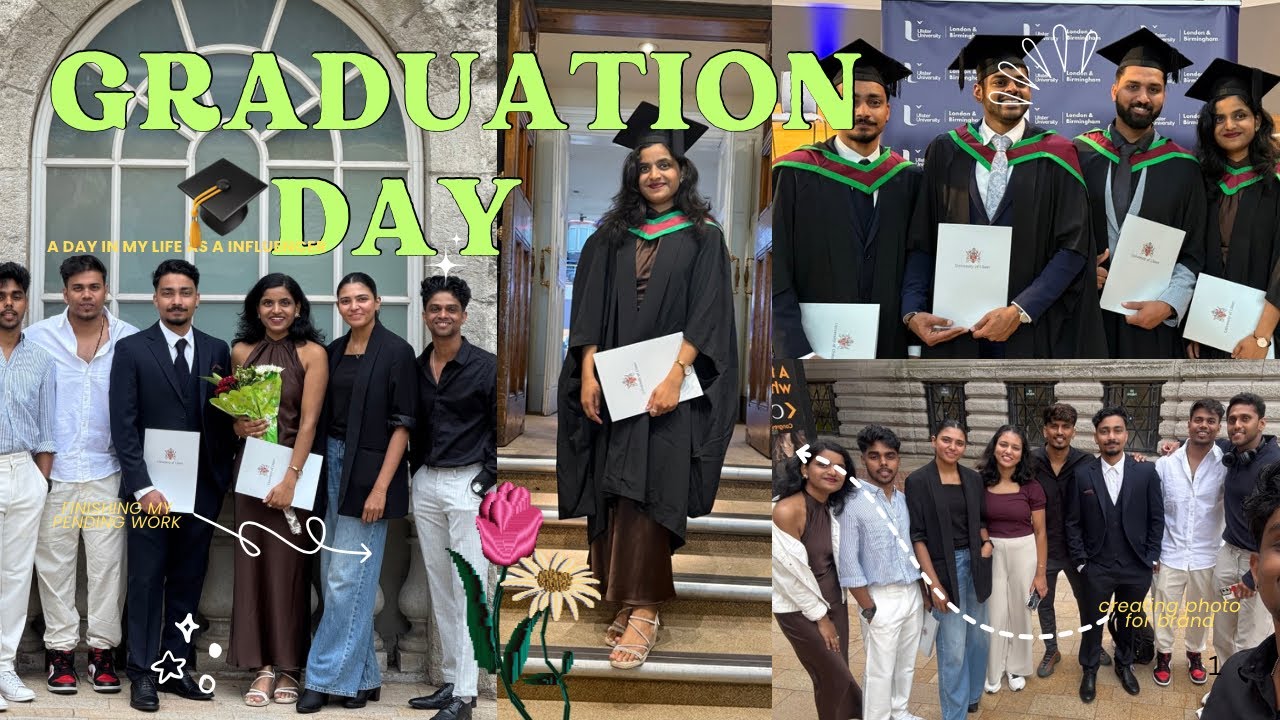 Graduation day Vlog 🎓| friends meetup | trying frog fry 🐸|uk malayalam Vlog
