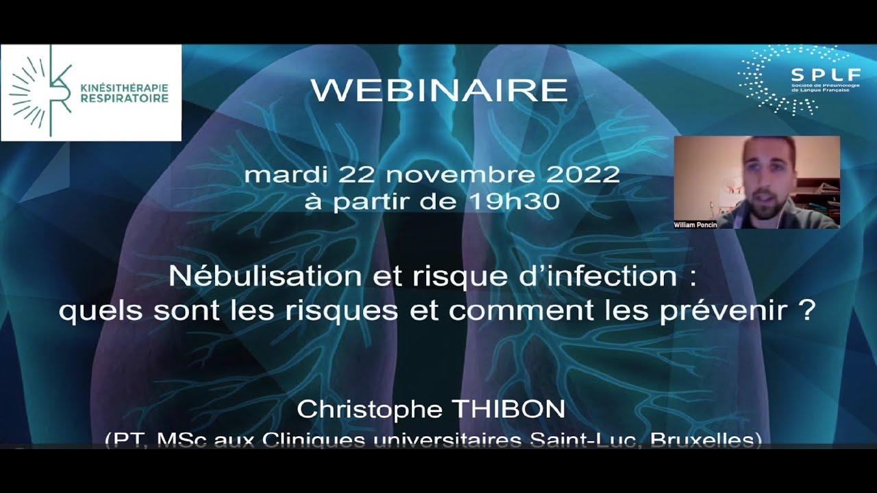 la nébulisation et le risque infectieux associé. par Christophe Thibon
