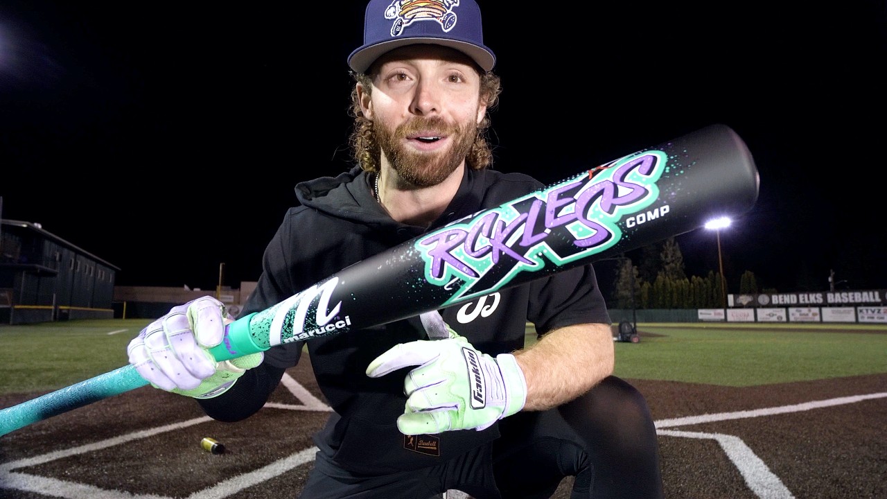 Удары с помощью биты Marucci RCKLESS Composite | Обзор бейсбольной биты USSSA