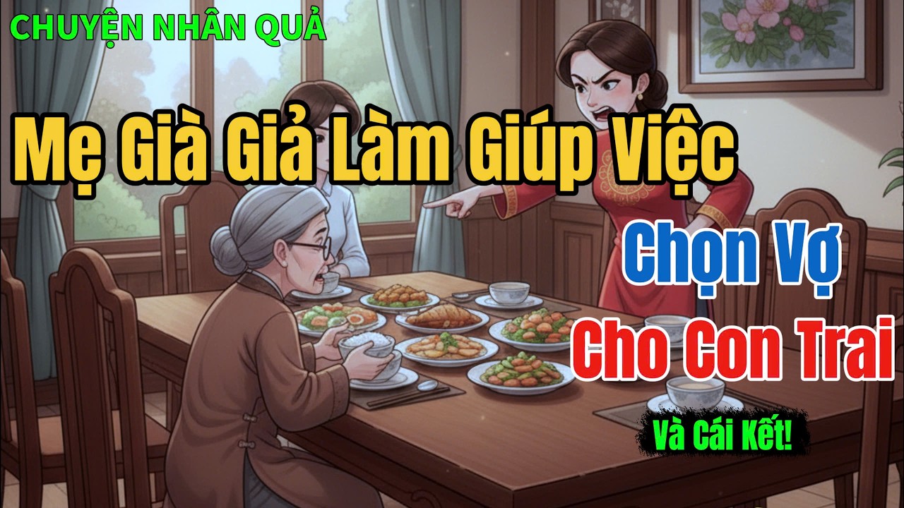 Mẹ Già Cao Tay Giả Làm Giúp Việc Chọn Vợ Cho Con Trai Và Cái Kết | Chuyện Nhân Quả