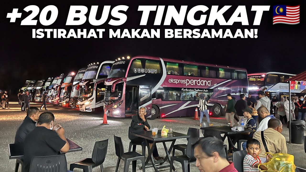 20 BUS MEWAH DI RUMAH MAKAN, ASLI SULTAN!! 😳 | Ekspres Perdana Seremban - Kota Bharu Ep 2