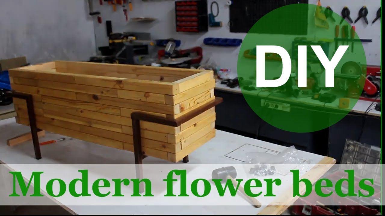 How to make DIY Modern flower beds  | Planter Box | DIY Build
