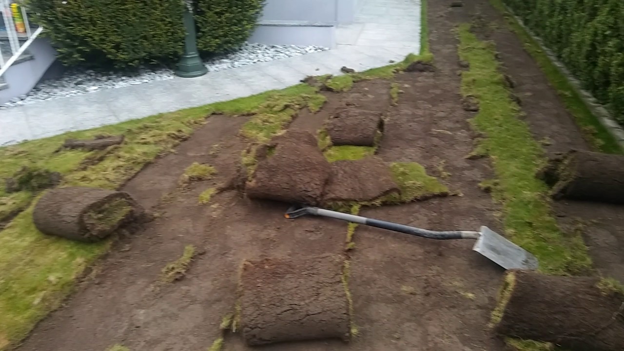 Grassode - Abtragen