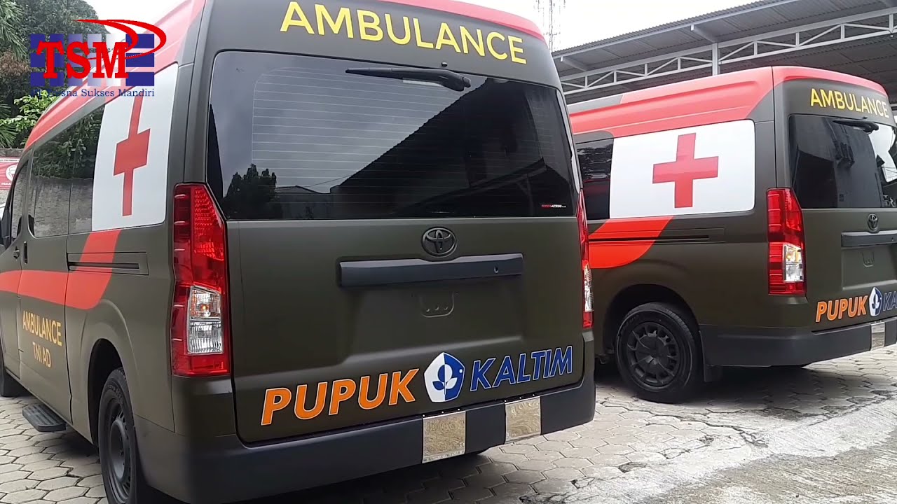 Ambulance Hiace Premio || TNI AD-Pupuk Kaltim || #TSM_Ambulance