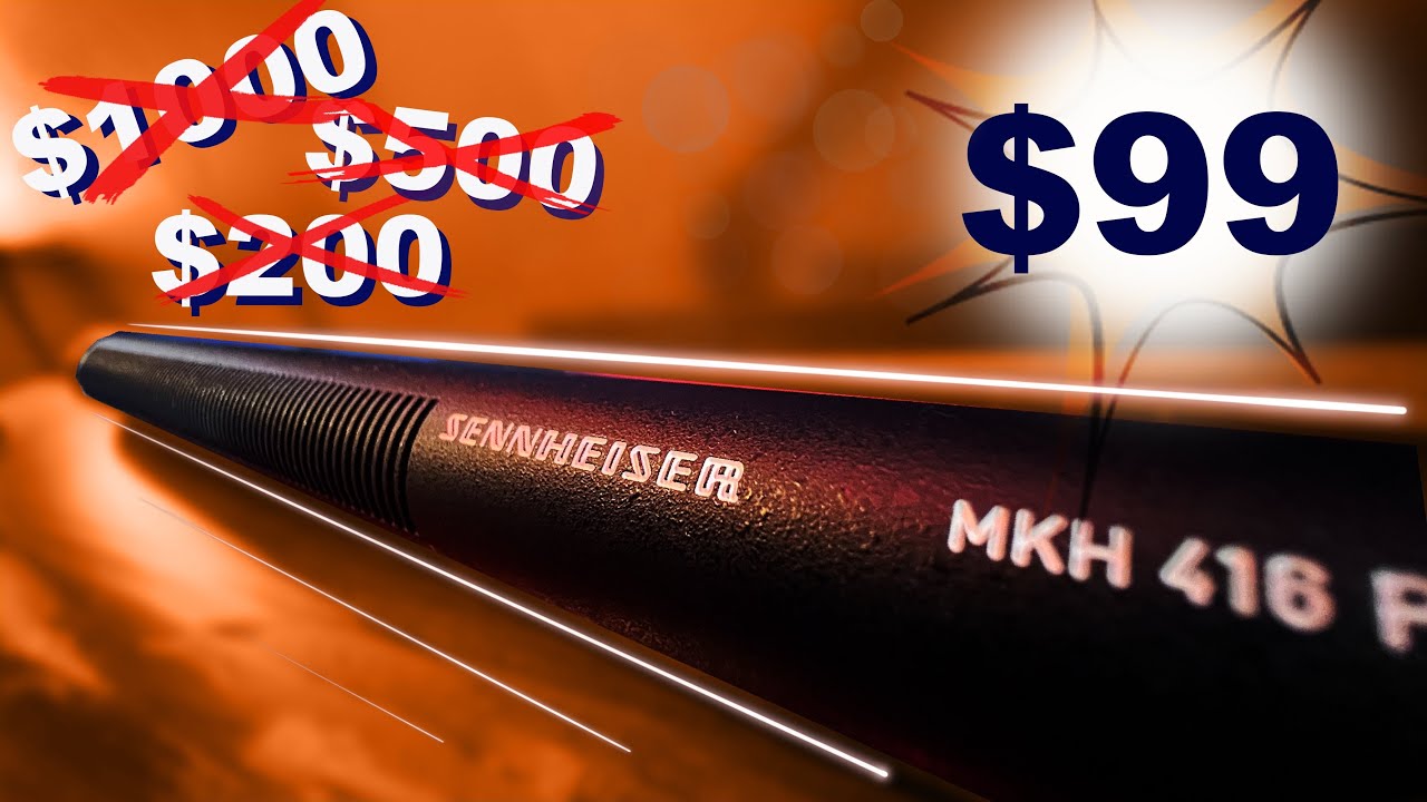 This $99 microphone for voice over sounds as good as a $1000 Sennheiser 416.