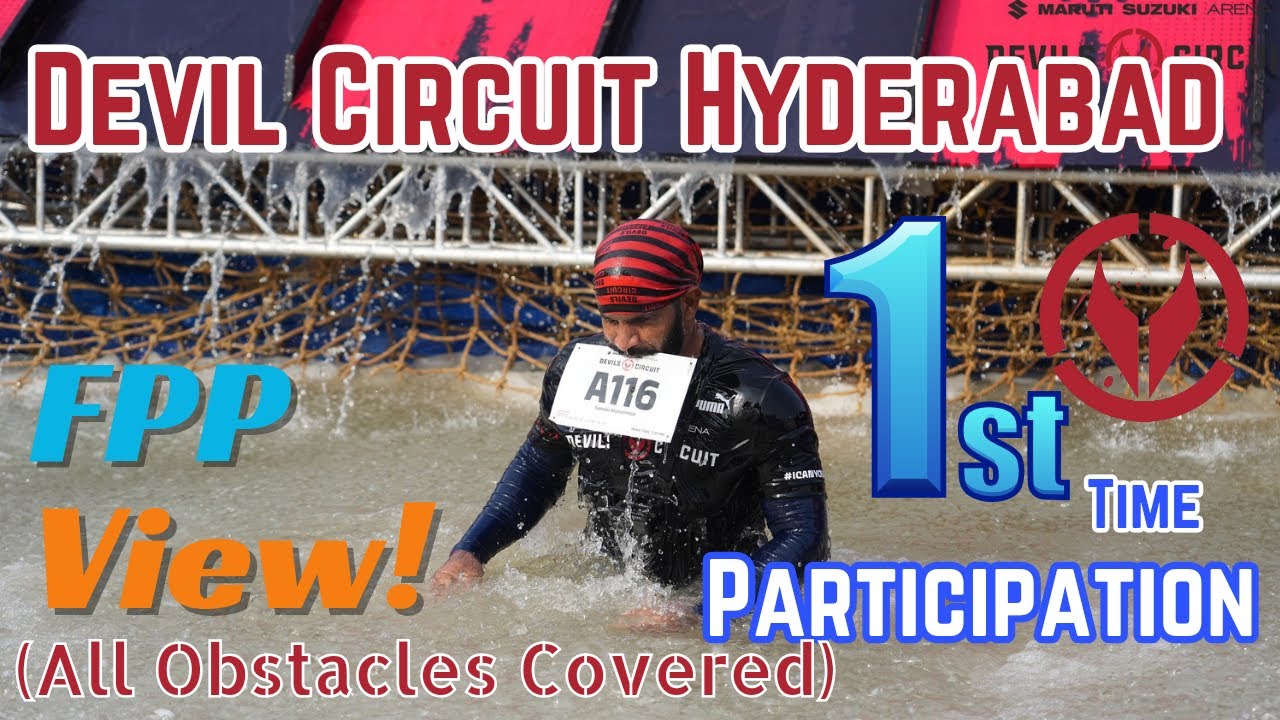 Devil Circuit Hyderabad  Competitive 2024 | All Obstacles Covered | Toughest 5K RUN | GoPro view