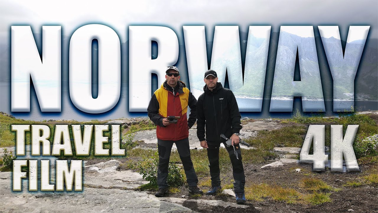 Traveling in Norway. Senja and Lofoten islands. Travel film 4K.