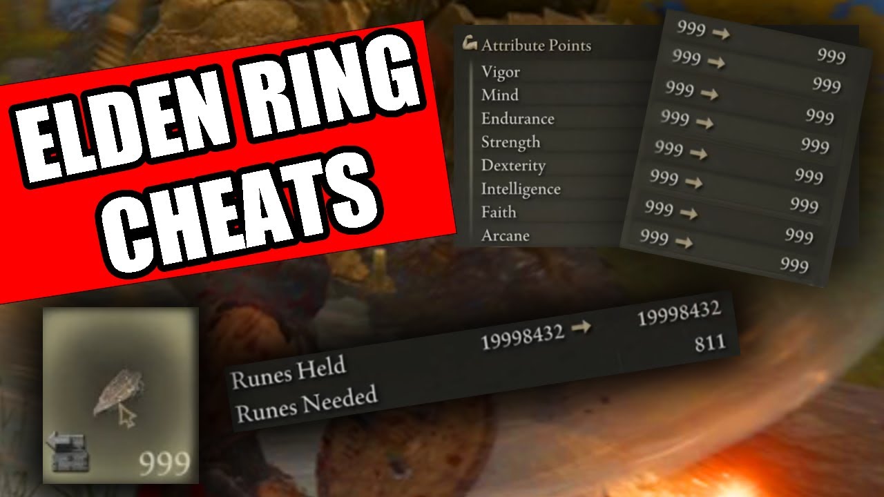 Руководство по чит-движку Elden Ring &mdash; режим бога, бесконечные руны, дублирование предметов, макс...