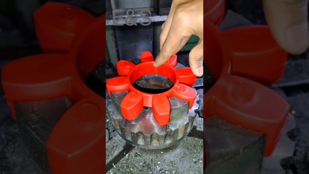 Compressor coupling repair with CNC machine