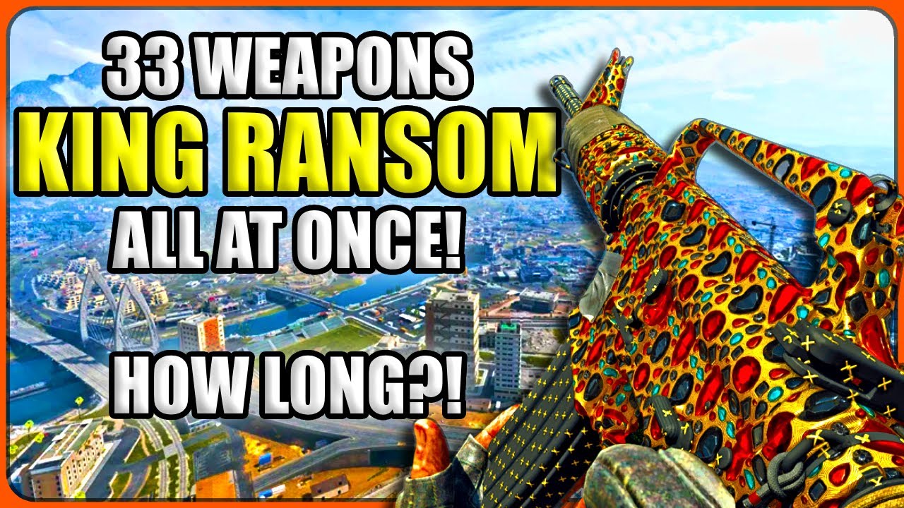 Разблокирую King Ransom на 33 оружиях сразу!..Сколько времени?!