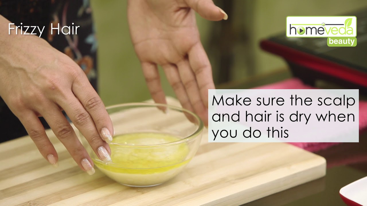 Treat Frizzy Hair With Yogurt| DIY Hair Care - Homeveda