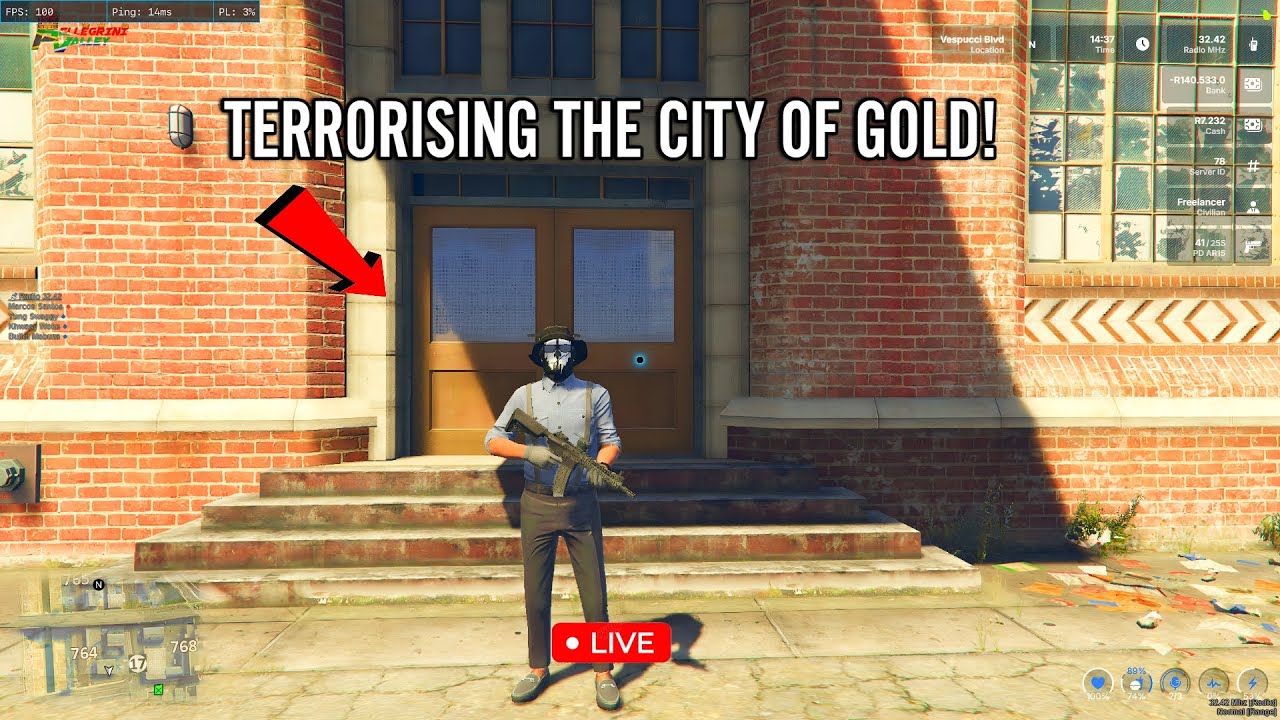TERRORISING EVERYONE IN GTA RP!