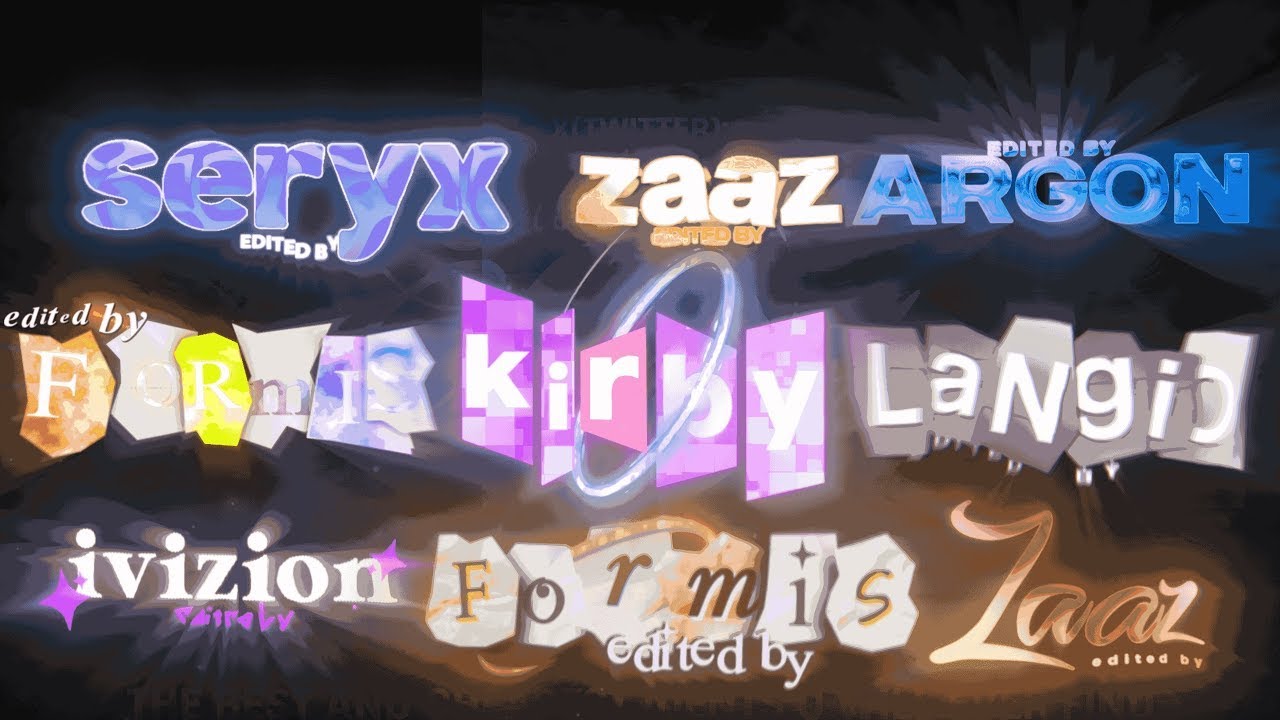ALL MY BEST *FREE UNIQUE* IDENT TEMPLATES!