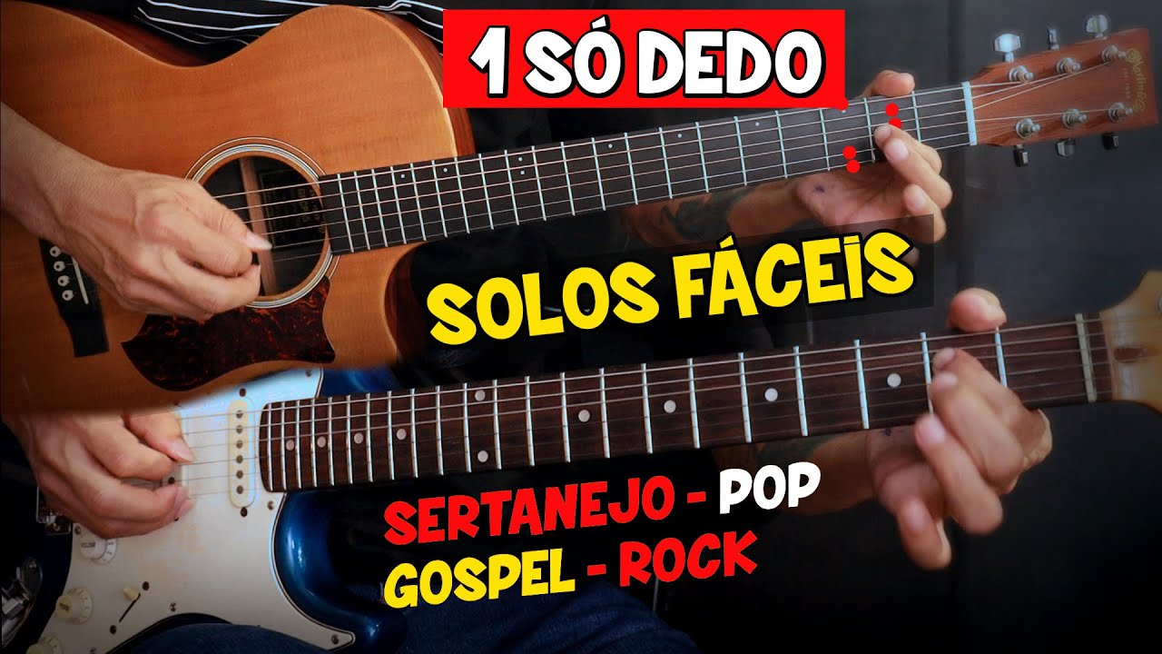 PENTATÔNICA - A escala para tocar tudo - Olha só! Do Sertanejo ao Rock - Com apenas um dedo🎸👊