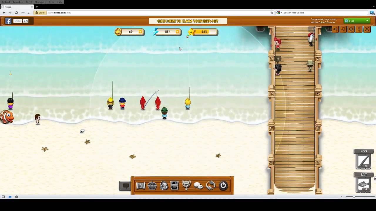 Fishao:: Fish Always Online :: Closed Beta :: Redeem key! - 1 / 4