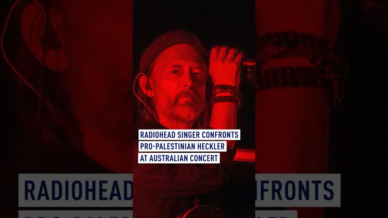 Thom Yorke walks off stage after clashing with pro-Palestine protester in Australia