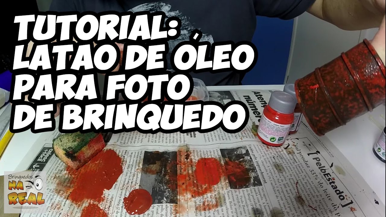 DIY #11: Latão de Óleo para Fotos - DIY - Faça Você mesmo - Maquete - Tutorial