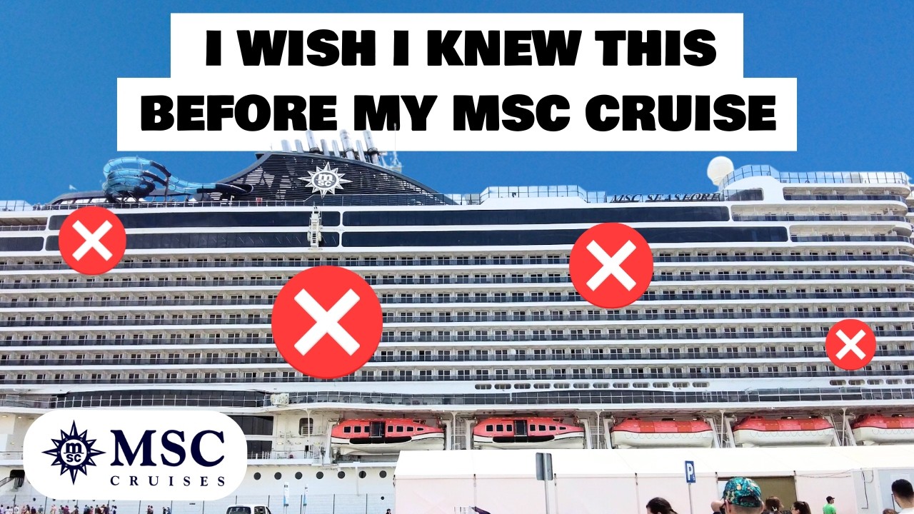 20 MISTAKES to avoid on an MSC Cruise!