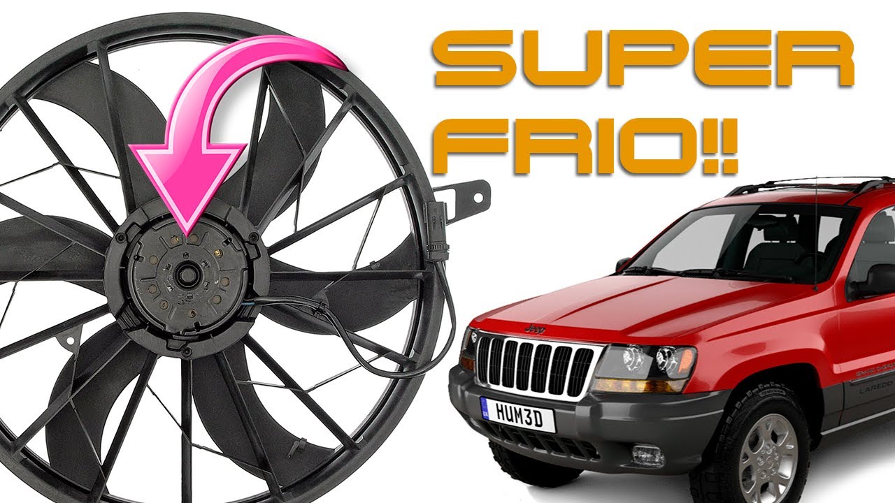 Cambio del motor eléctrico del ventilador o abanico del radiador | Jeep Grand cherokee WJ
