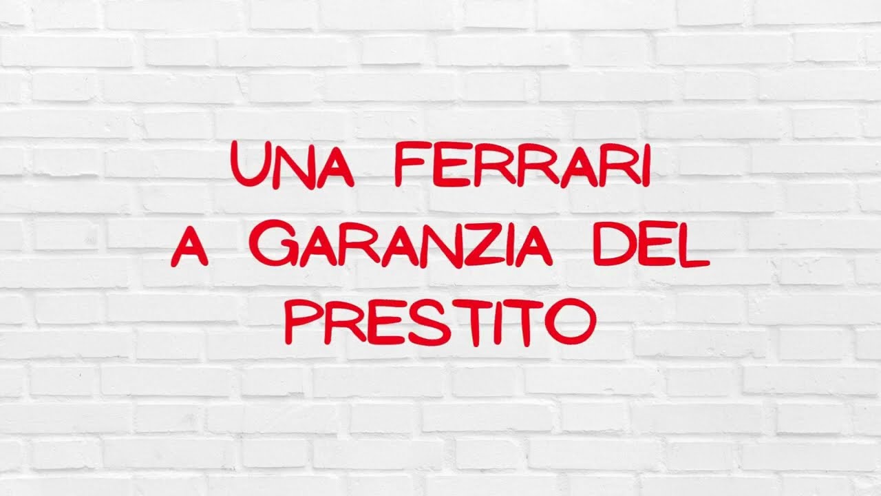 UNA FERRARI A GARANZIA DEL PRESTITO - barzelletta divertentissima 🤣🤣🤣 (multi subs)