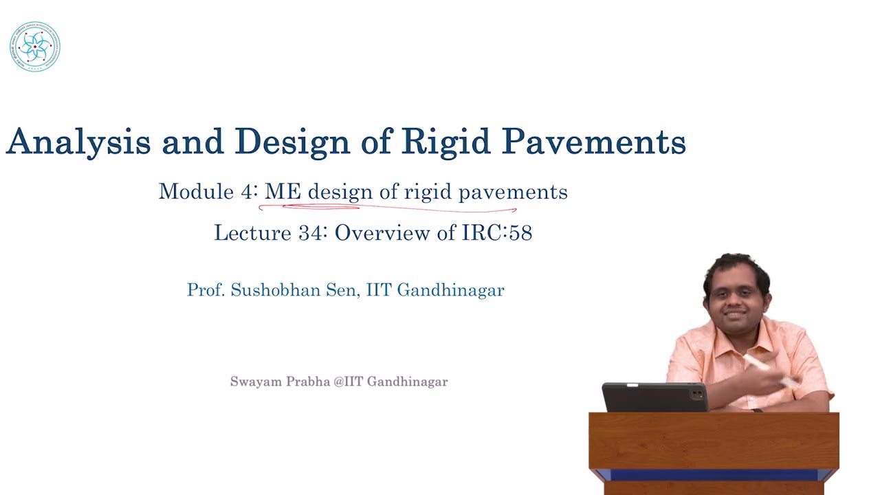 Overview of IRC:58 #swayamprabha