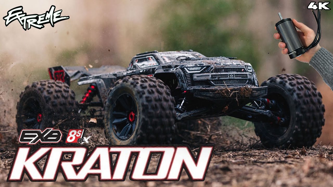 ARRMA KRATON 8S EXB Test mit 25 Meter Sprüngen!! | EXTREM Bashing (800kV 56113 HW 34T) | RC CARS