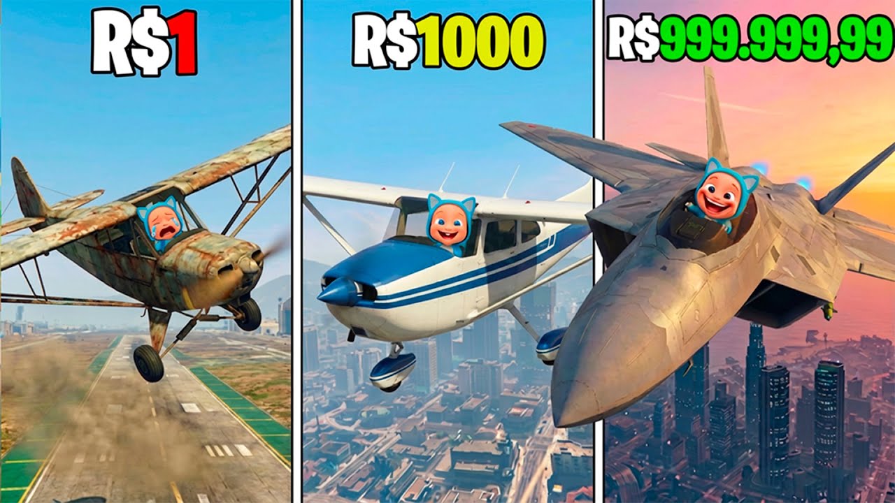 EVOLUÍ DO AVIÃO DE R$ 1,00 ATÉ O AVIÃO DE R$ 100.000.000,00 - O FILME
