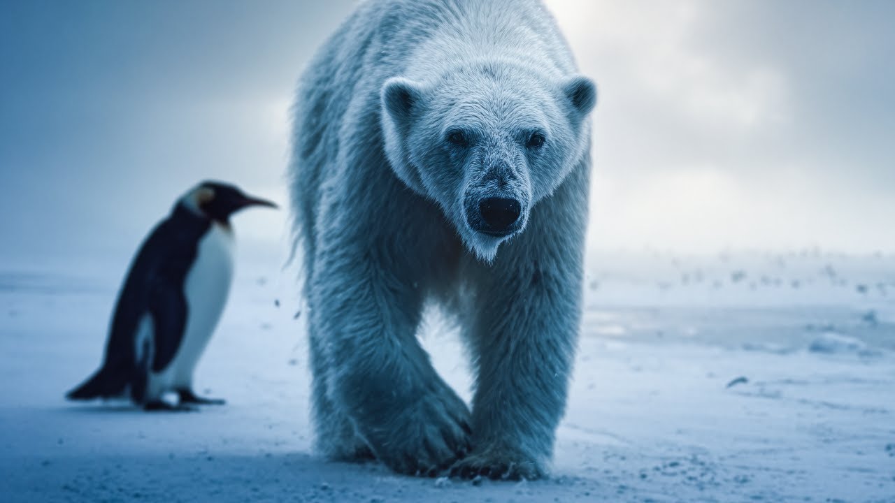 Life 10,000 Years Ago | No Humans, Only Survival | Polar Bear POV ASMR #pov #asmr #survival