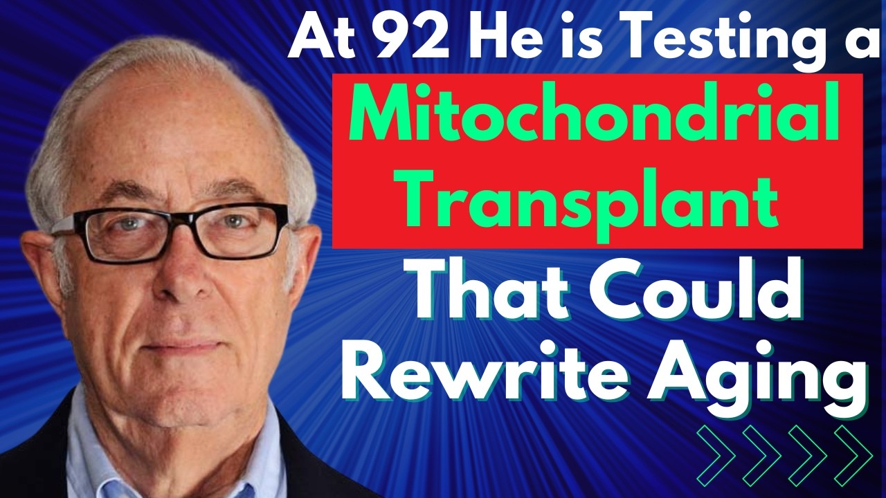 At 92 He is Testing a  Mitochondrial Transplant That Could Rewrite Aging | Dr John Cramer