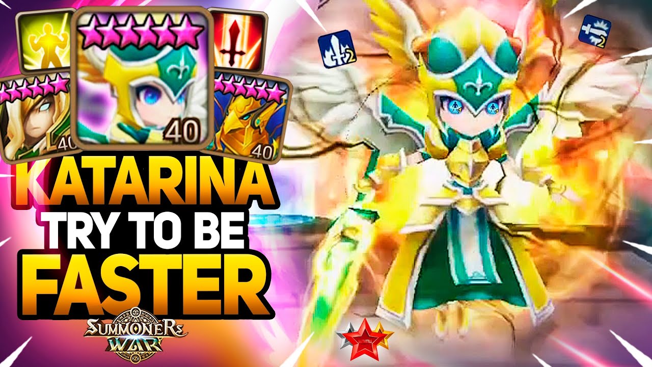 Рубиновый Игрок с 300 СПД КАТАРИНОЙ в Summoners War