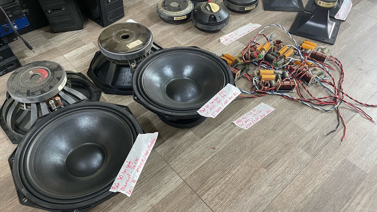 Loa rời bass 30-40cm , tép 450 và 750 coil dây dẹt . Giá rẻ . LH 0939.612.666