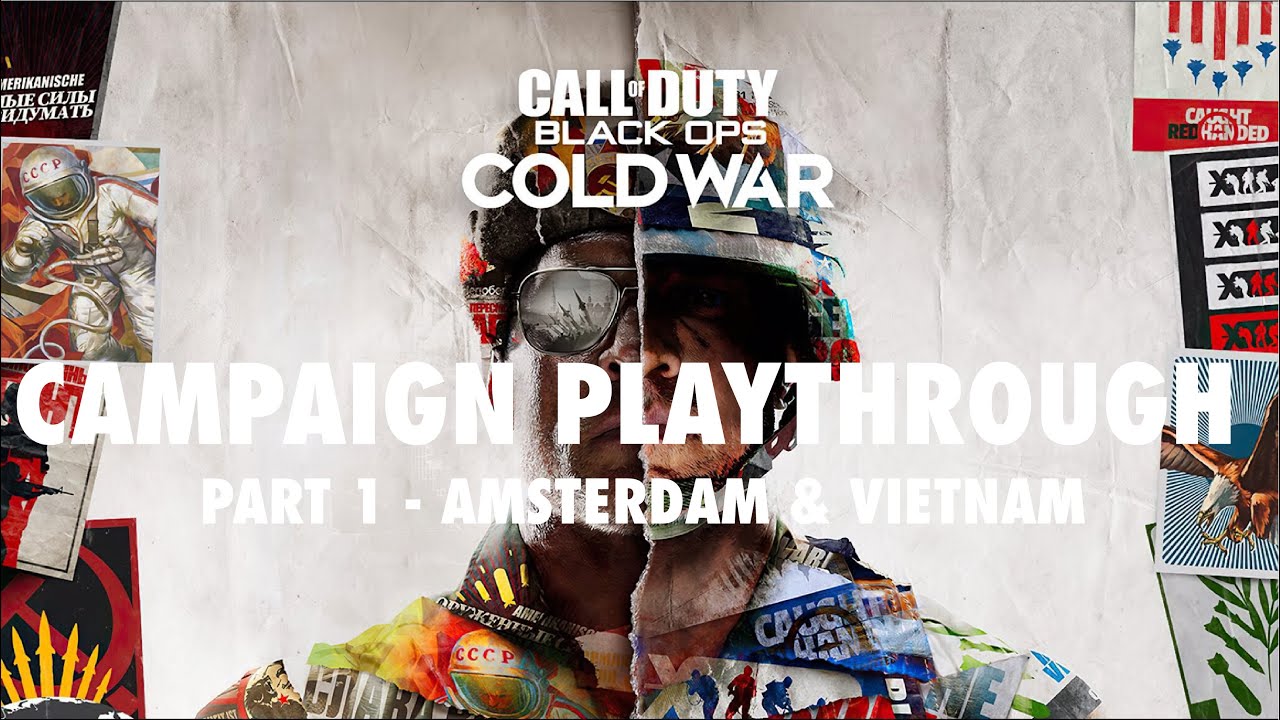 Black Ops Cold War Campaign Playthrough - Part 1 - Xbox One X 4K - Call of Duty - JUST GAMEPLAY