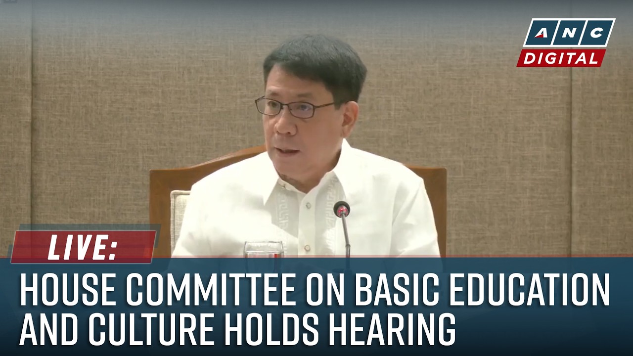 LIVE: House Committee on Basic Education and Culture holds hearing | June 15, 2026