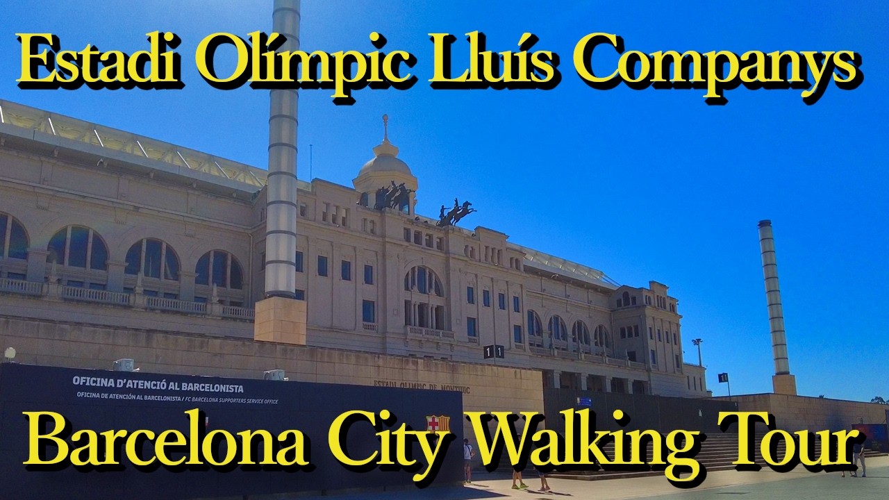 Estadi Olímpic Lluís Companys, Montjuïc (Barcelona, Catalonia) Spain #relaxation