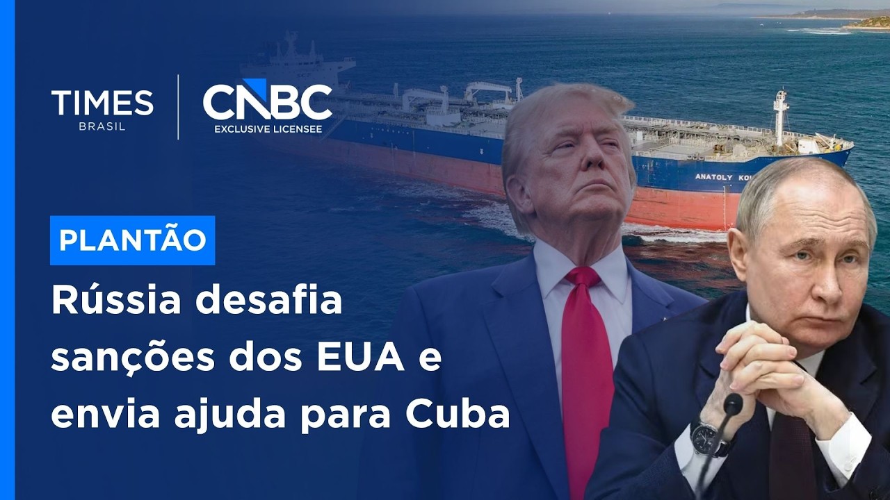 R&uacute;ssia envia navio petroleiro para Cuba mesmo com bloqueio dos EUA