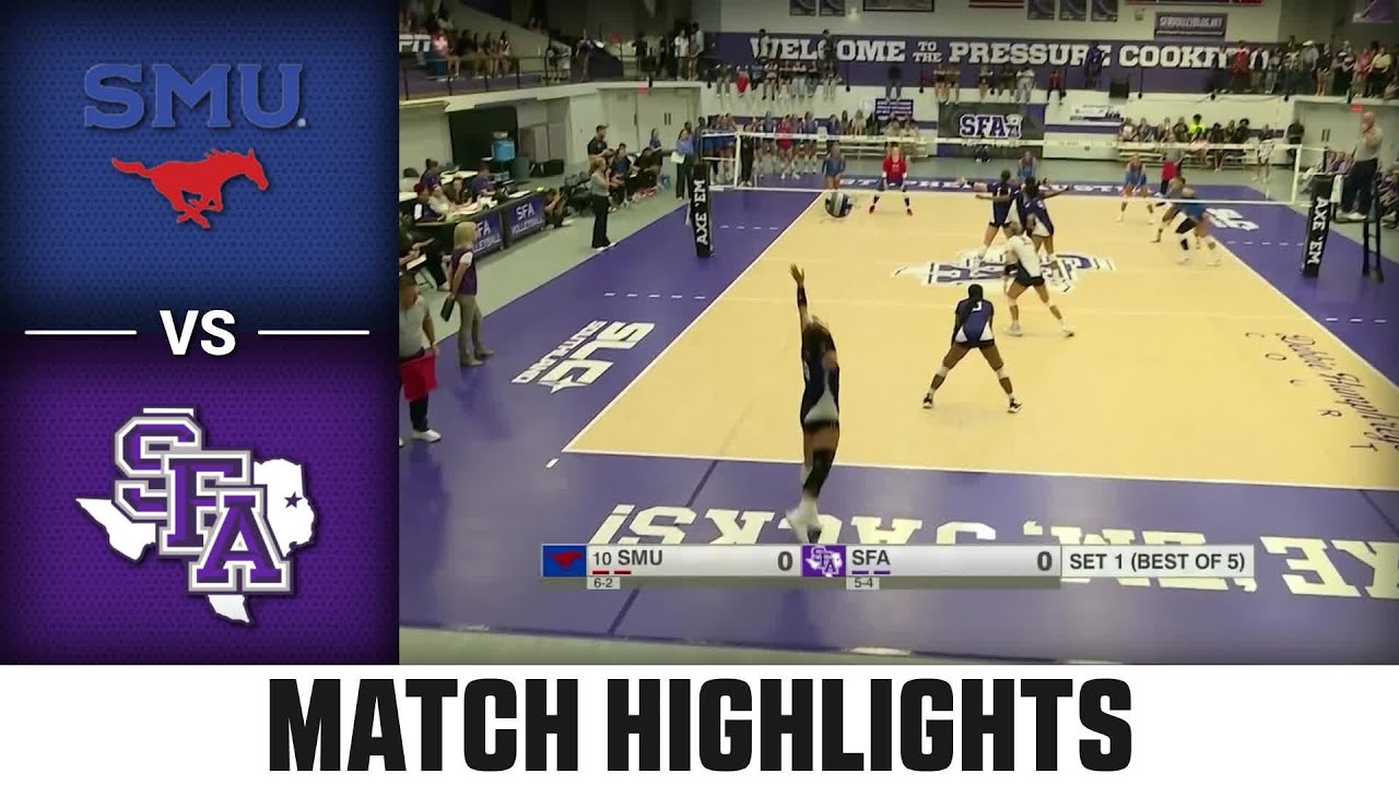 SMU vs. Sfa Match Highlights | 2025 ACC Volleyball