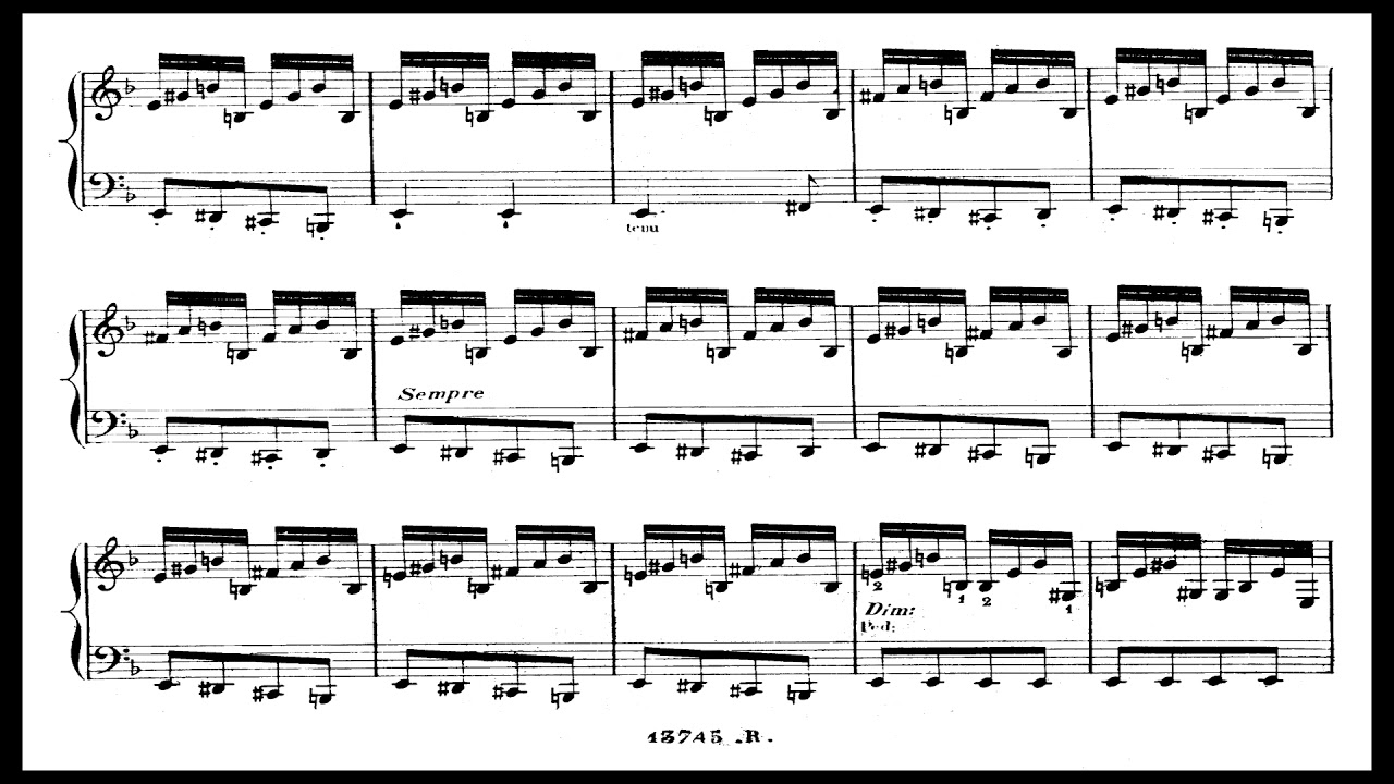Ch.V. Alkan - Le chemin de fer Op. 27 (Sheet+Audio) (Yui Morishita)
