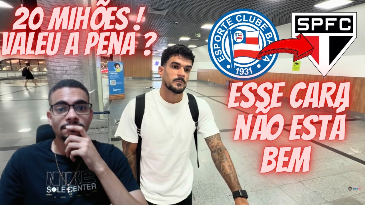 🔥💣CAULY FORA DO BAHIA ! FECHANDO COM O SÃO PAULO ! CAULY NO AEROPORTO FALANDO DA SUA SAÍDA
