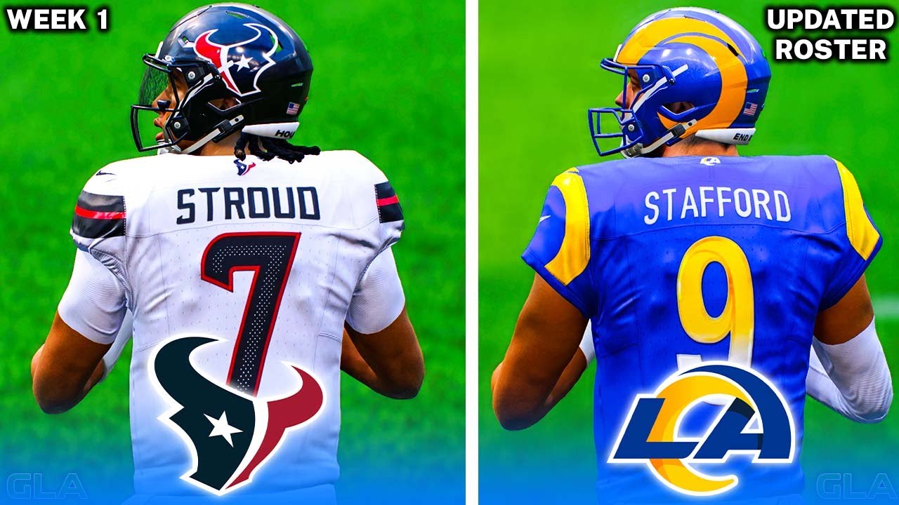 Texans vs. Rams | Week 1 Simulation | 2025 - 2026 Updated Rosters | Madden 25 PS5
