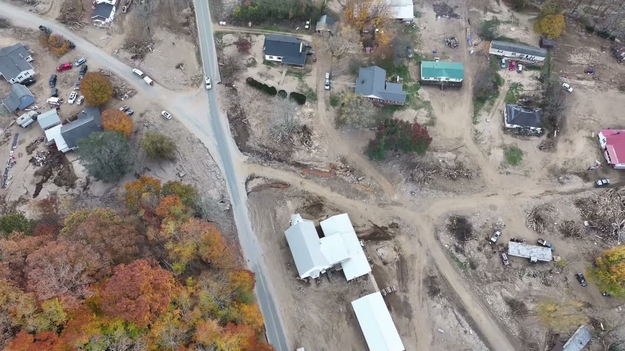 Cattail Creek Road & Pensacola Road After Hurricane Helene