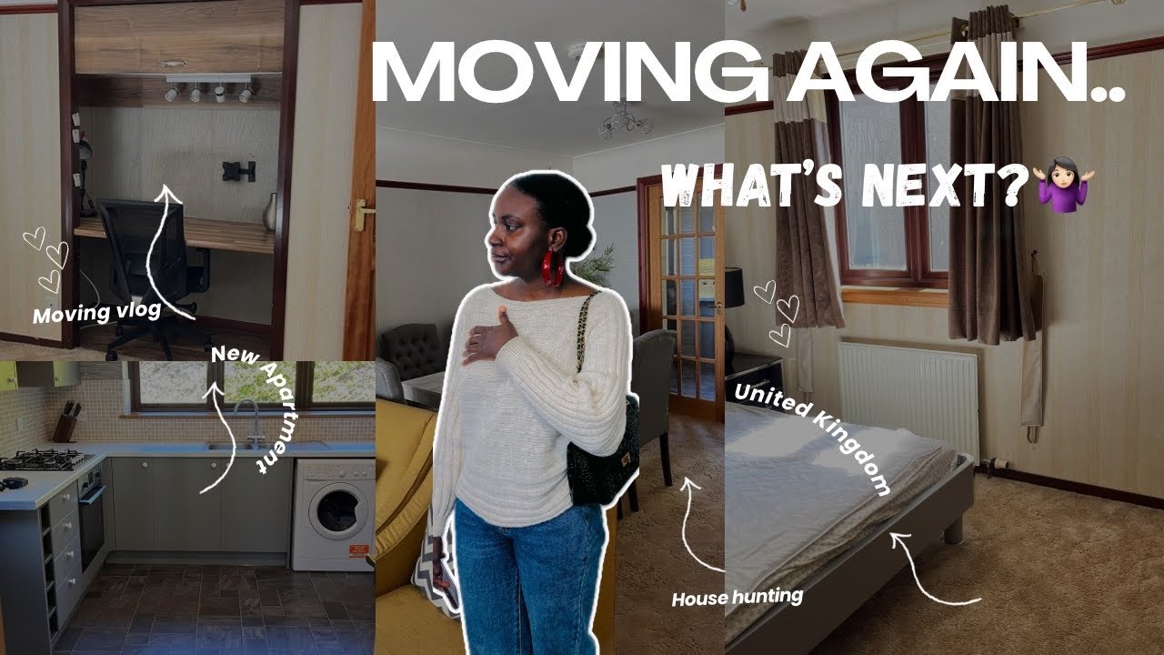 Days in my life || Empty house tour  || packing our things again  || New Apartment uk
