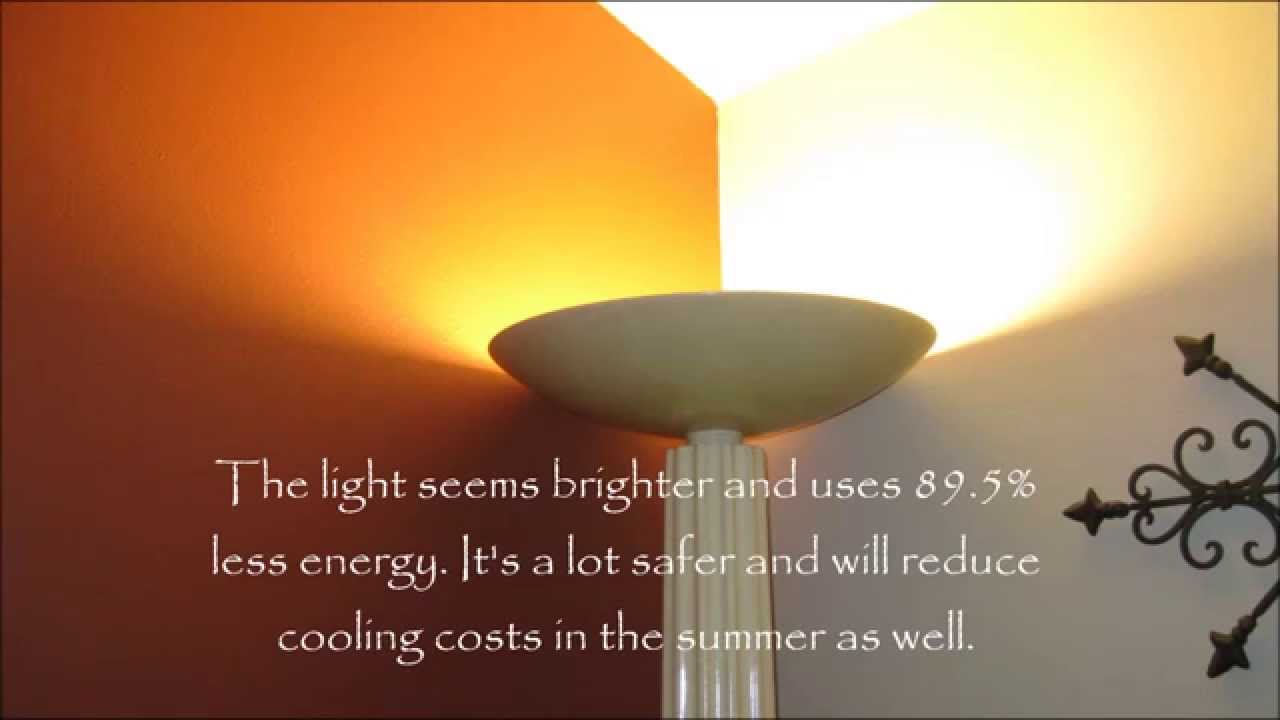 Convert Halogen Torchiere Lamp to LED