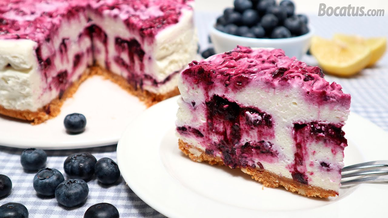 Cheesecake de Arándanos y Chocolate Blanco ¡¡realmente delicioso!!