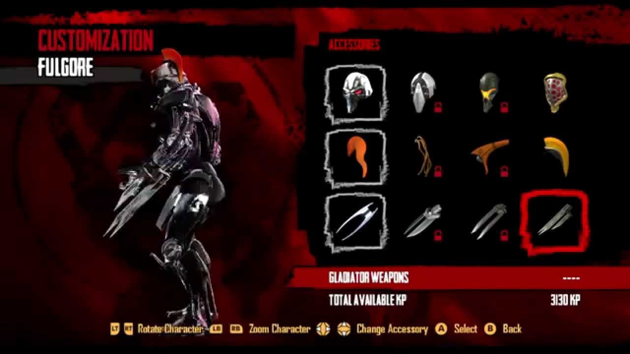XBOX ONE KILLER INSTINCT FULGORE ACCESSORIES 