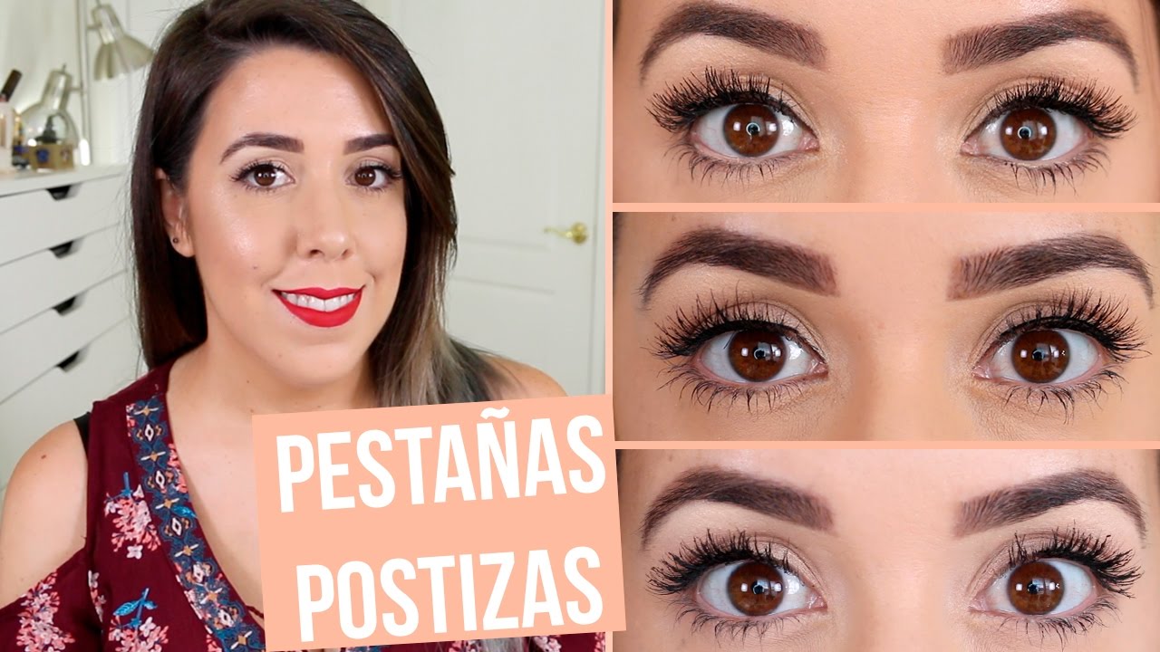 Como Poner Pestañas Postizas | Individuales, Medias y Completas