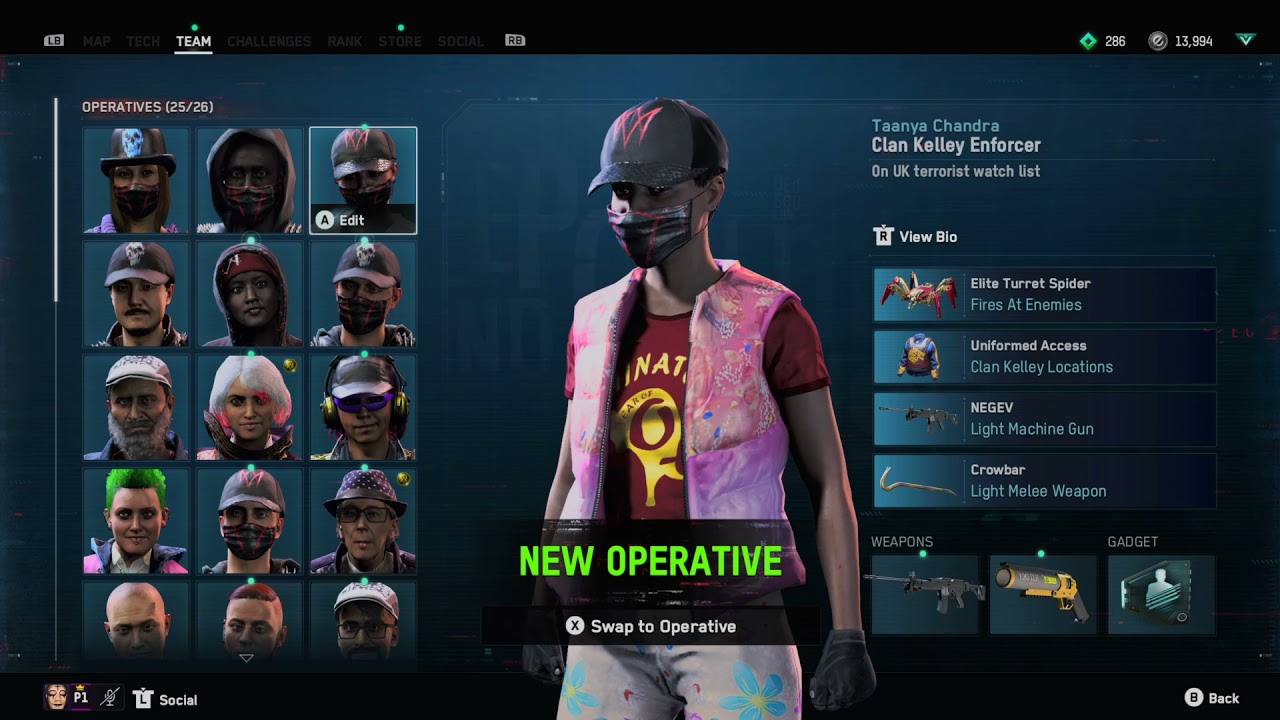 Watch Dogs Legion - My Operatives