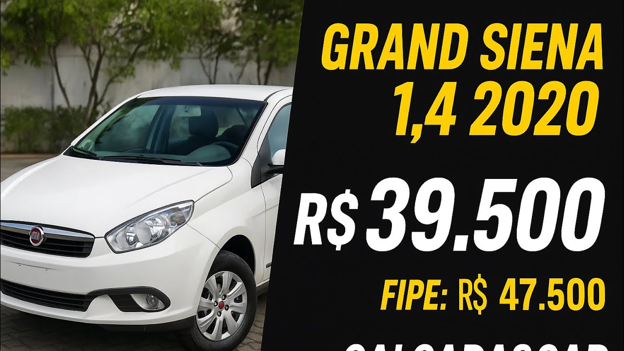 Grand Siena 2020 completo – Preço IMPERDÍVEL